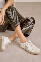 Load image into Gallery viewer, White &amp; Champagne Low Top Star Sneakers Golden Goose Dupe
