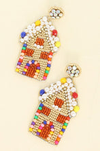 Load image into Gallery viewer, Gingerbread House Earrings
