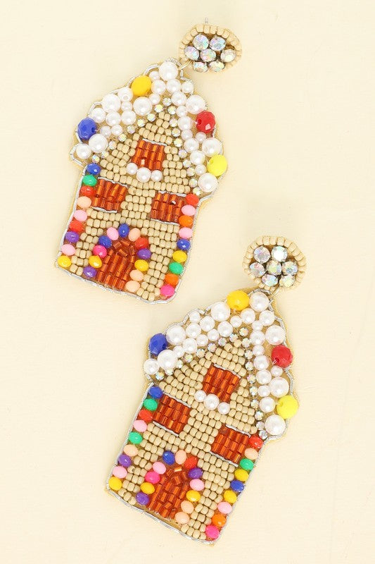 Gingerbread House Earrings