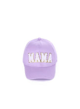 Load image into Gallery viewer, Lavender Mama Chenille Baseball Hat
