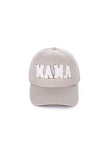 Load image into Gallery viewer, Light Khaki Mama Chenille Baseball Hat
