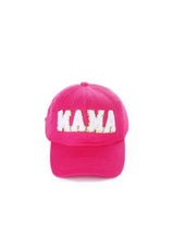 Load image into Gallery viewer, Fuchsia Mama Chenille Baseball Hat
