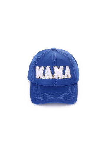 Blue Mama Chenille Baseball Hat