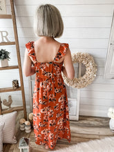 Load image into Gallery viewer, Floral Maxi Dress With Front Slit
